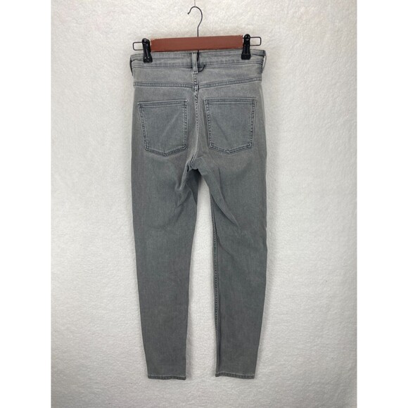 COS High Rise Skinny Cropped Jeans Women’s Size 26 Gray Stretch Casual Denim - Picture 5 of 11
